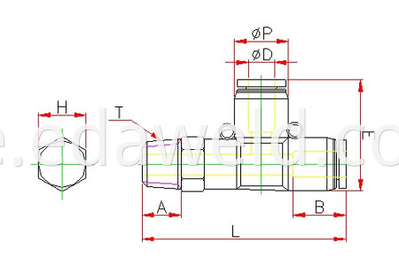 PD Pneumatic Quick Connector Fittings